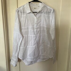 Dylan Women's White Casual Shirt NWOT